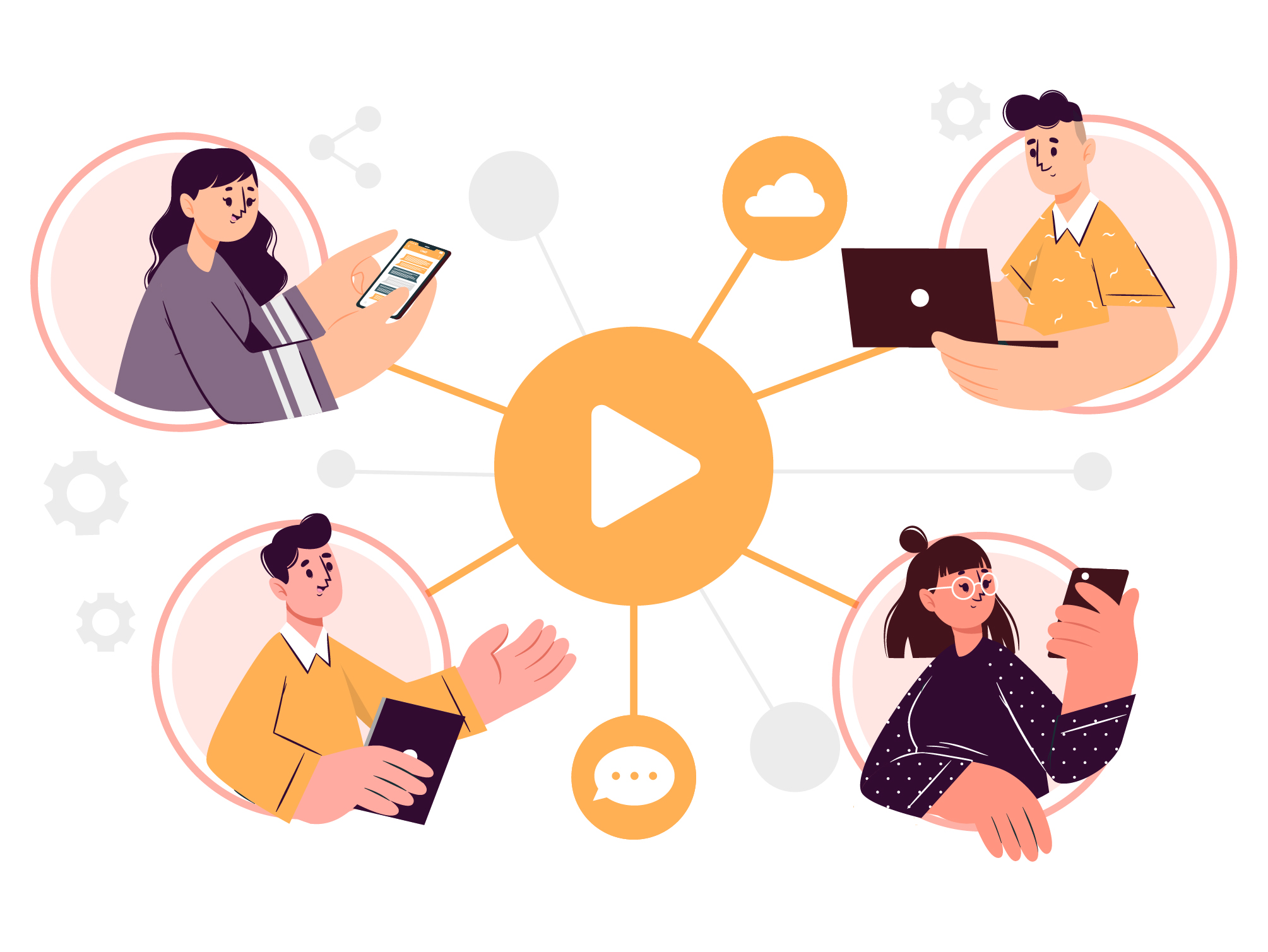 Explainer Video made by 75seconds, An Explainer Video Company, Easily Connects